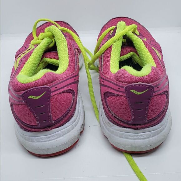 Saucony grid XT-600 size 8.5 green and pink running shoes - Picture 6 of 7